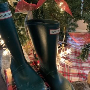 Hunter rain boots